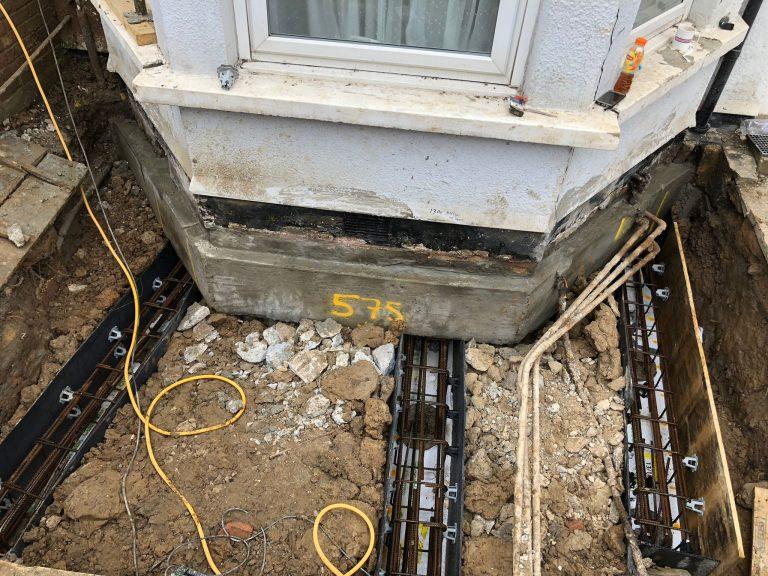 Mini piling contractors London restricted access